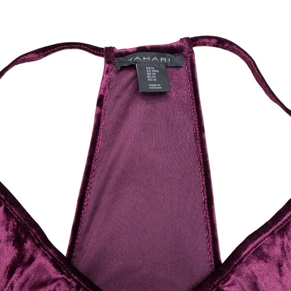 Tahari Women's Velvet 2pc Sleepwear Set Pajama, Size M - Picture 4 of 14